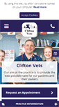 Mobile Screenshot of cliftonvet.com